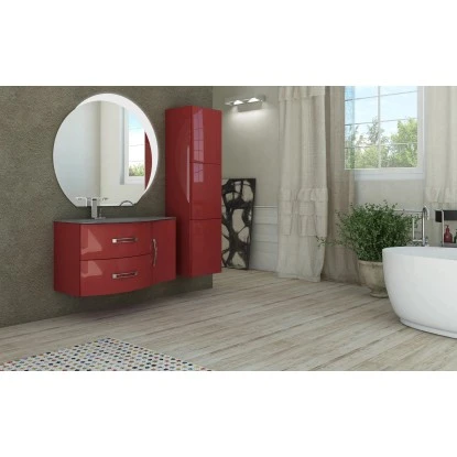 Hochschrank 45 Cm Best Rot – Bild 3