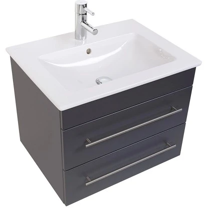 Villeroy & Boch Waschplatz 65 Cm Venticello Anthrazit Seidenglanz – Bild 2