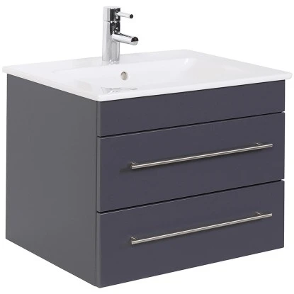 Villeroy & Boch Waschplatz 65 Cm Venticello Anthrazit Seidenglanz