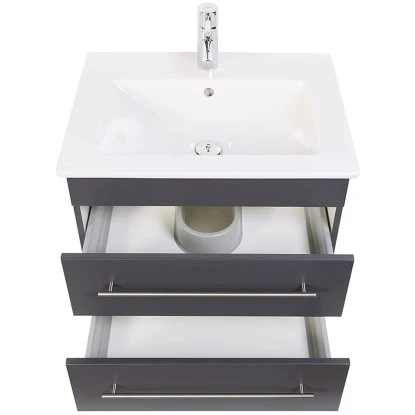 Villeroy & Boch Waschplatz 65 Cm Venticello Anthrazit Seidenglanz – Bild 5