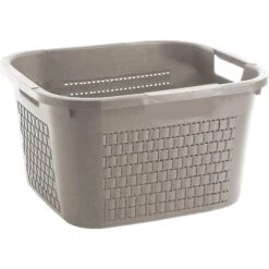 Rotho Wäschekorb Country Cappuccino 40 L