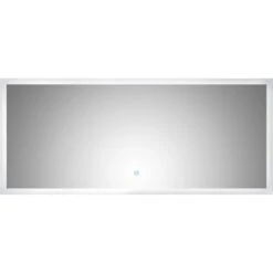 LED-Lichtspiegel 140x60 Cm Neutralweiß Mit Touch Bedienung