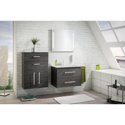 Fackelmann Waschbeckenunterschrank 80 Cm Como Pinie – Bild 2