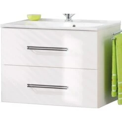 Fackelmann Waschbeckenunterschrank 80 Cm Como Weiß