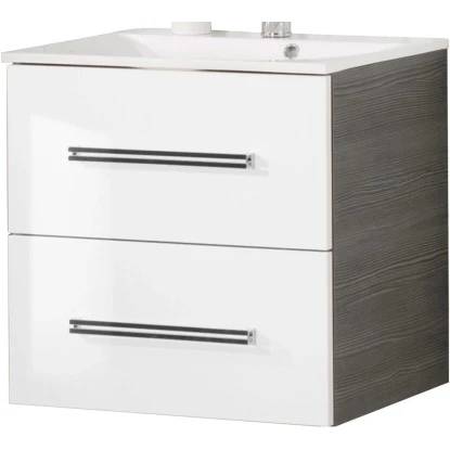 Fackelmann Waschbeckenunterschrank 60 Cm Como Pinie-Weiß