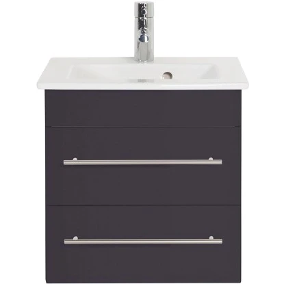 Villeroy & Boch Waschplatz 50 Cm Venticello Anthrazit Seidenglanz – Bild 3