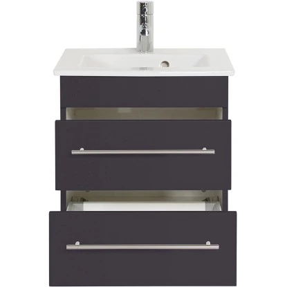 Villeroy & Boch Waschplatz 50 Cm Venticello Anthrazit Seidenglanz – Bild 4