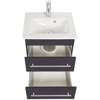 Villeroy & Boch Waschplatz 50 Cm Venticello Anthrazit Seidenglanz – Bild 5