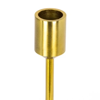 Kerzenhalter 3er Set Saga 160 Gold/Weiß/Grün/Grau – Bild 2