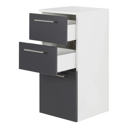 Posseik Badmöbel-Set Viva 75 Cm Anthrazit Seidenglanz 5-teilig – Bild 6