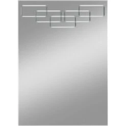 Rillenschliffspiegel Oblong 50 Cm X 70 Cm