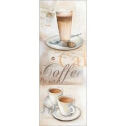 Leinwandbild Kaffeezeit II 77 Cm X 27 Cm