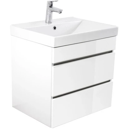 Posseik Waschplatz Amilia 60 Cm Weiß Hochglanz – Bild 5