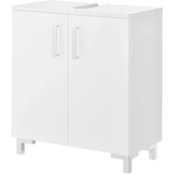 Fackelmann Waschbeckenunterschrank 60 Cm Atlanta Weiß