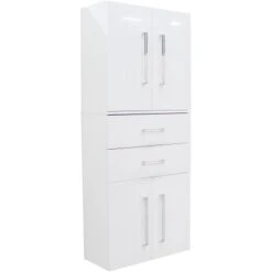 Fackelmann Hochschrank 70,5 Cm Lugano Weiß