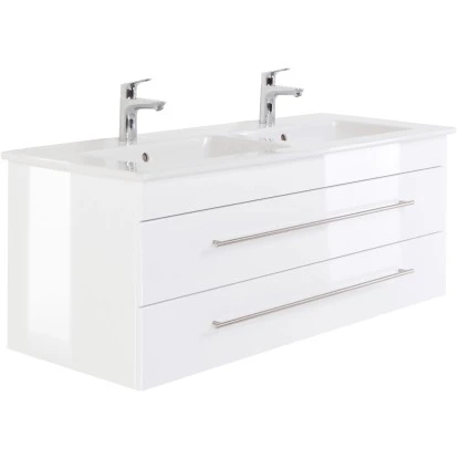 Villeroy & Boch Doppel-Waschplatz 130 Cm Venticello Weiß Hochglanz