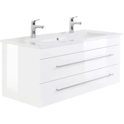 Villeroy & Boch Doppel-Waschplatz 120 Cm Venticello Weiß Hochglanz
