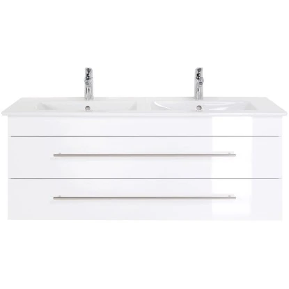 Villeroy & Boch Doppel-Waschplatz 130 Cm Venticello Weiß Hochglanz – Bild 2