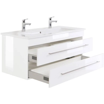 Villeroy & Boch Doppel-Waschplatz 120 Cm Venticello Weiß Hochglanz – Bild 3