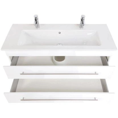 Villeroy & Boch Doppel-Waschplatz 120 Cm Venticello Weiß Hochglanz – Bild 5