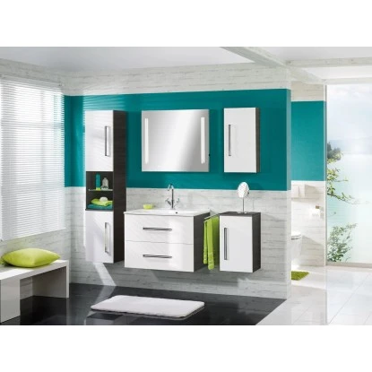 Fackelmann Waschbeckenunterschrank 60 Cm Como Pinie-Weiß – Bild 2