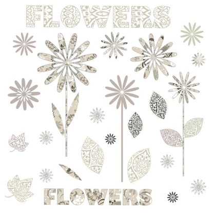 Eurographics Fenstersticker Pattern Flowers