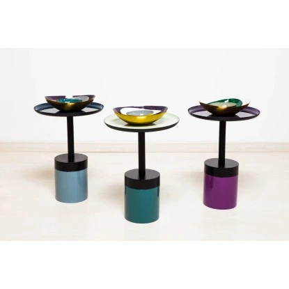 Kayoom Beistelltisch Menfis Lila-Grau 60 Cm X 41 Cm – Bild 2