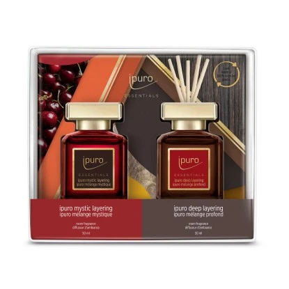 Ipuro Raumduft Essentials Set 2x50ml Mystic Und Deep Layering