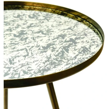 Kayoom Beistelltisch Sono Antik Glas 52 Cm X 39 Cm – Bild 3