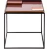 Kayoom Beistelltisch Famosa Pink-Schwarz 50 Cm X 45 Cm