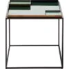 Kayoom Beistelltisch Famosa Grün-Schwarz 50 Cm X 45 Cm