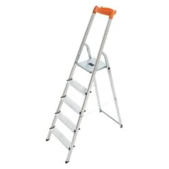 Hailo Alu-Sicherheits-Haushaltsleiter 5-stufig