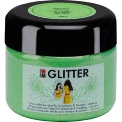 Marabu Glitter Deckend 225 Ml Glitter-Kiwi