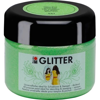 Marabu Glitter Deckend 225 Ml Glitter-Kiwi