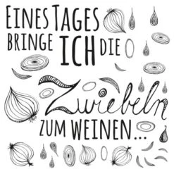 Eurographics Deco Sticker Onion Slogan