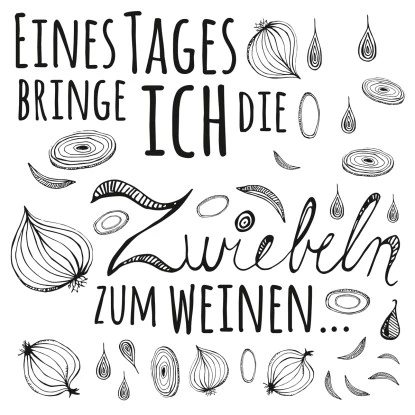 Eurographics Deco Sticker Onion Slogan