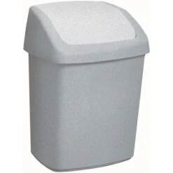 Curver Schwingdeckeleimer 50 L Luna-Grau